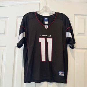 Arizona Cardinals Larry Fitzgerald 11 Jersey Black NFL Football Womens Size XL